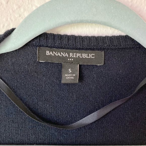 Banana Republic Navy High Low Cardigan - Picture 3 of 5